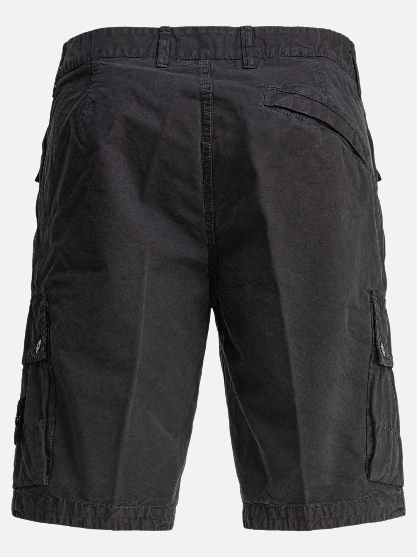 Stone Island &quot;Old&quot; effect cargo bermuda shorts 20215898_31 Grey thumbnail_2