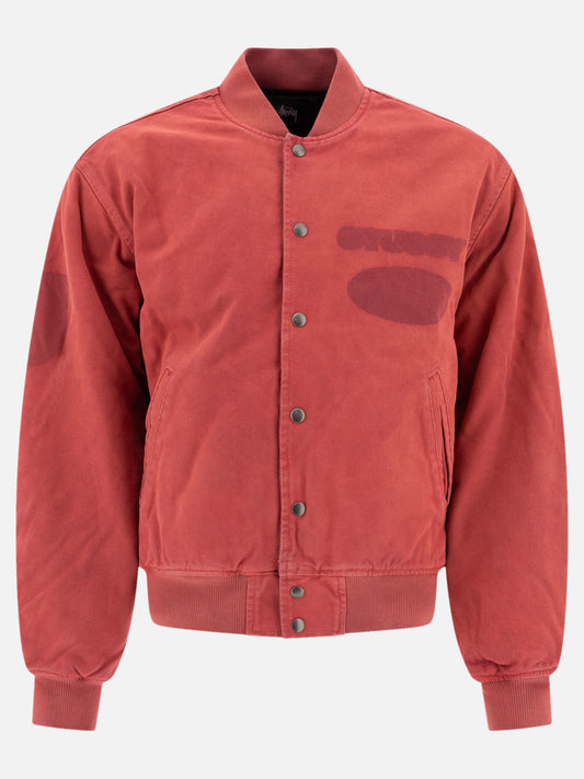 Stüssy Bomber "Stüssy" 15240005_L Red 1