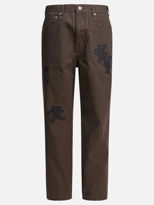 Thisisneverthat® "GD Dancing Bears" trousers 11536269_S Brown 1
