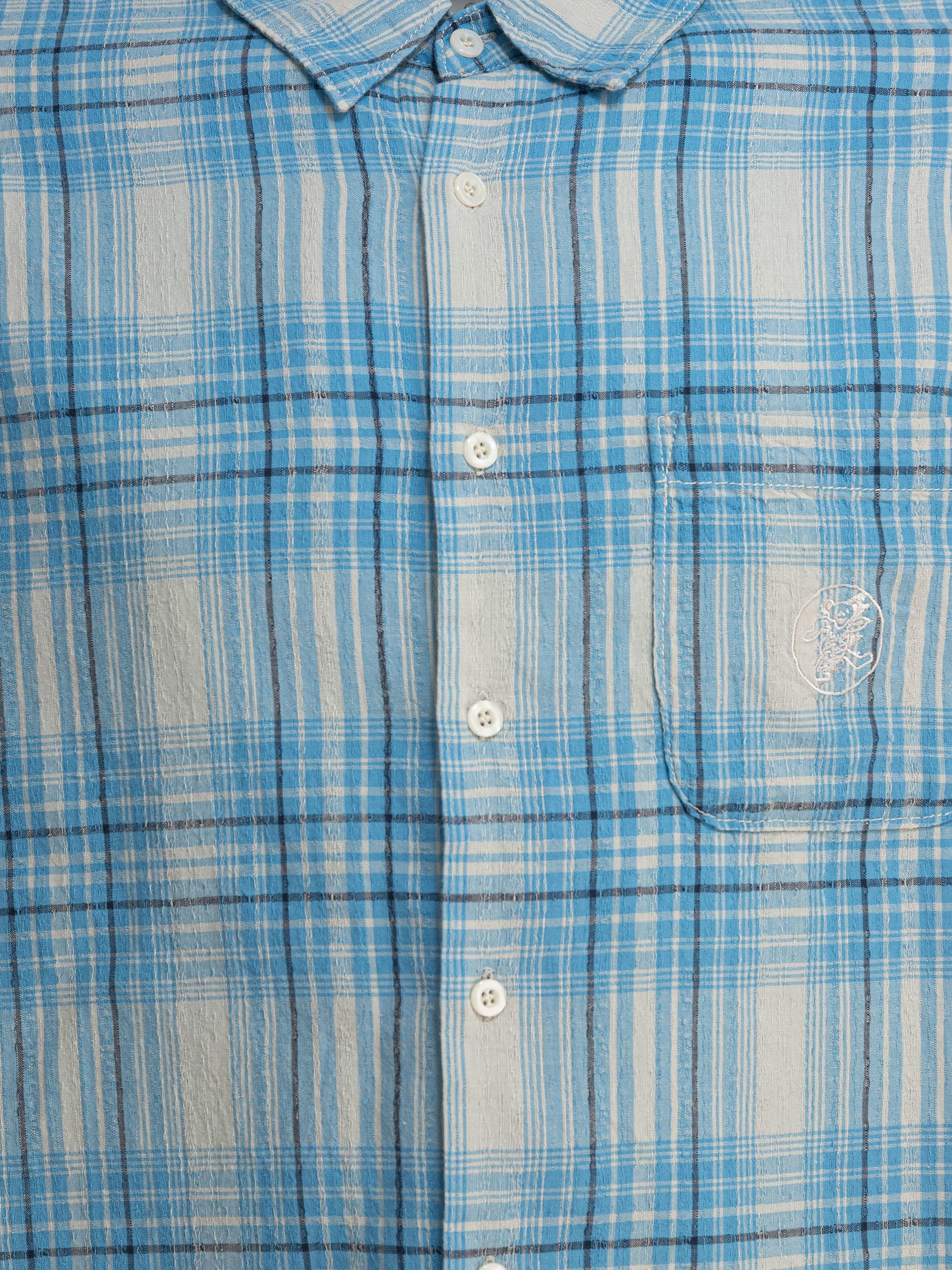 Thisisneverthat® Check shirt Light blue