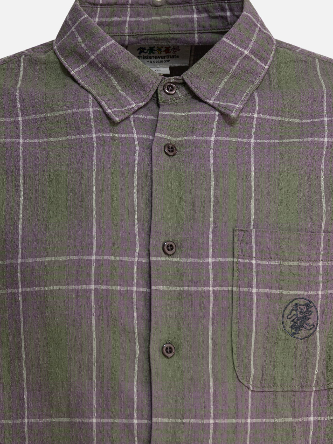 Thisisneverthat® Camicia check 12597317_S Green thumbnail_3