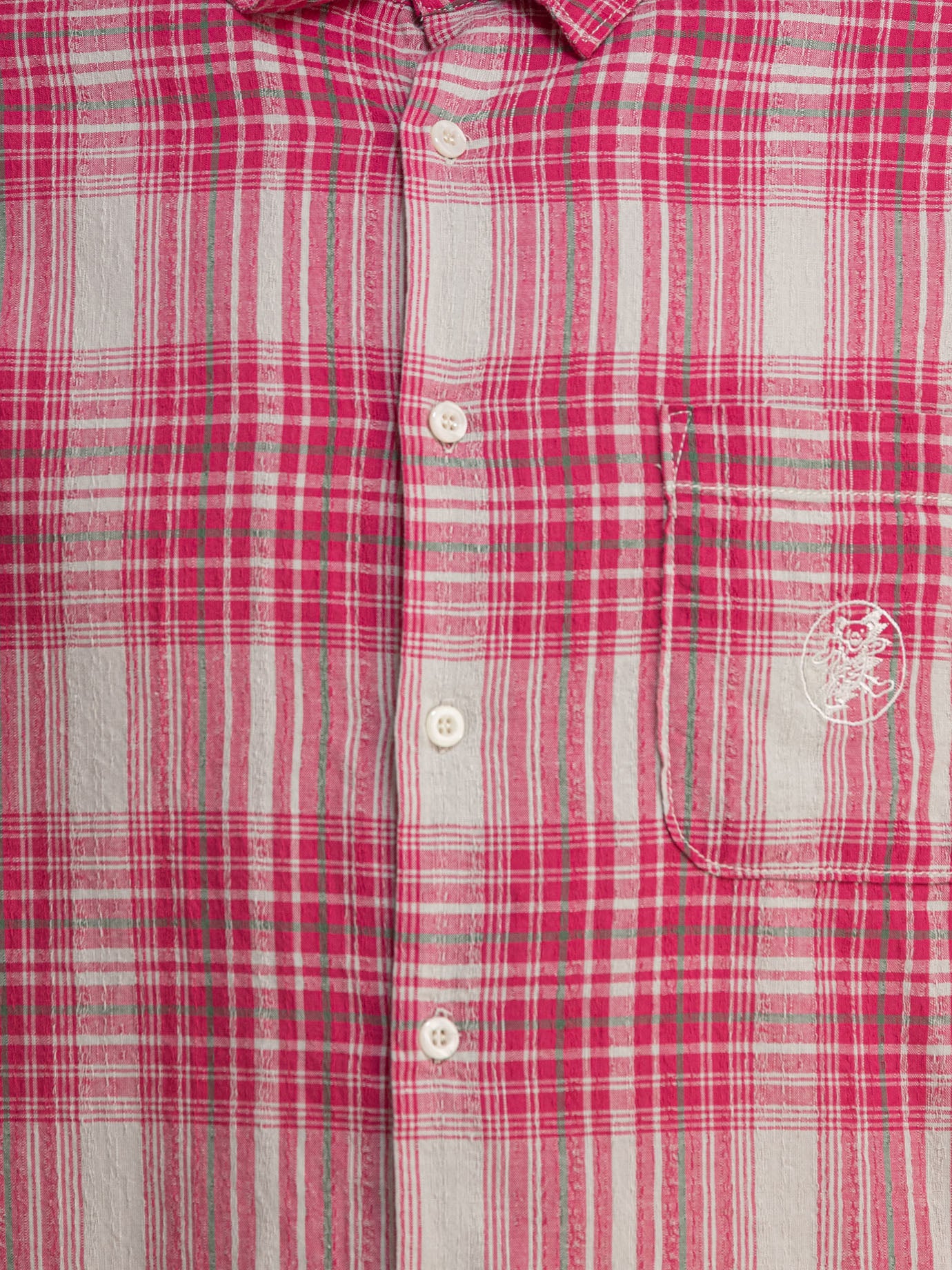Thisisneverthat® Check shirt 10324204_S Pink thumbnail_3