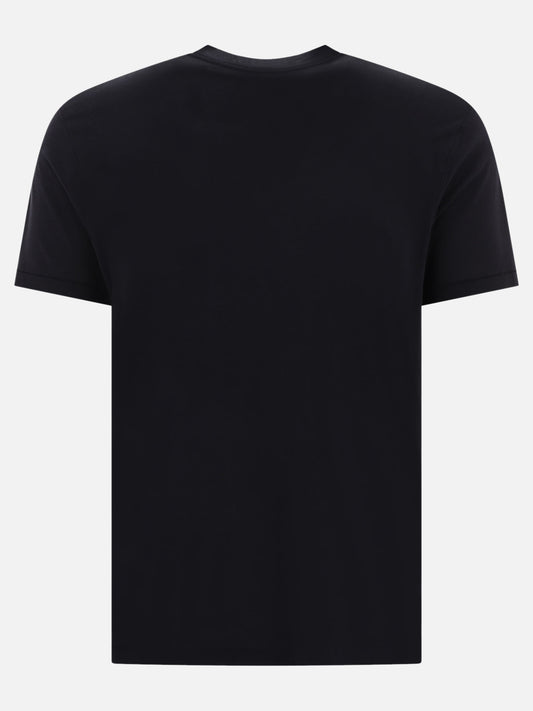 Tom Ford T-shirt in cotone lyocell 11950619_46 Black 2