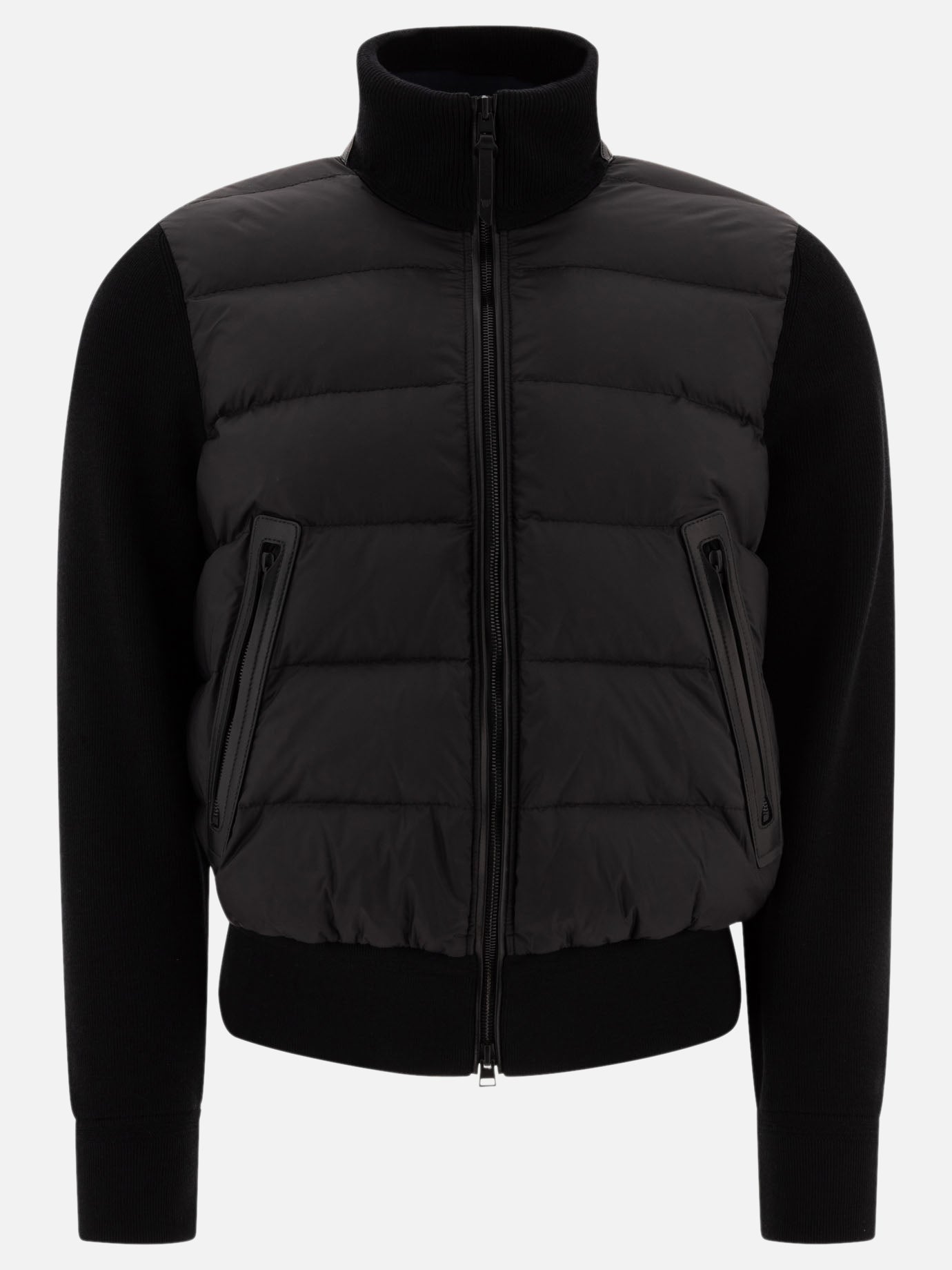 Tom Ford Piumino in lana e nylon 15142593_52 Black thumbnail_1