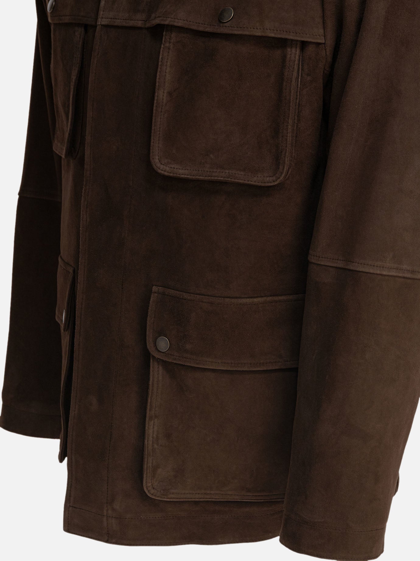 Vince &quot;Hunter&quot; suede jacket 18022379_M Brown thumbnail_4