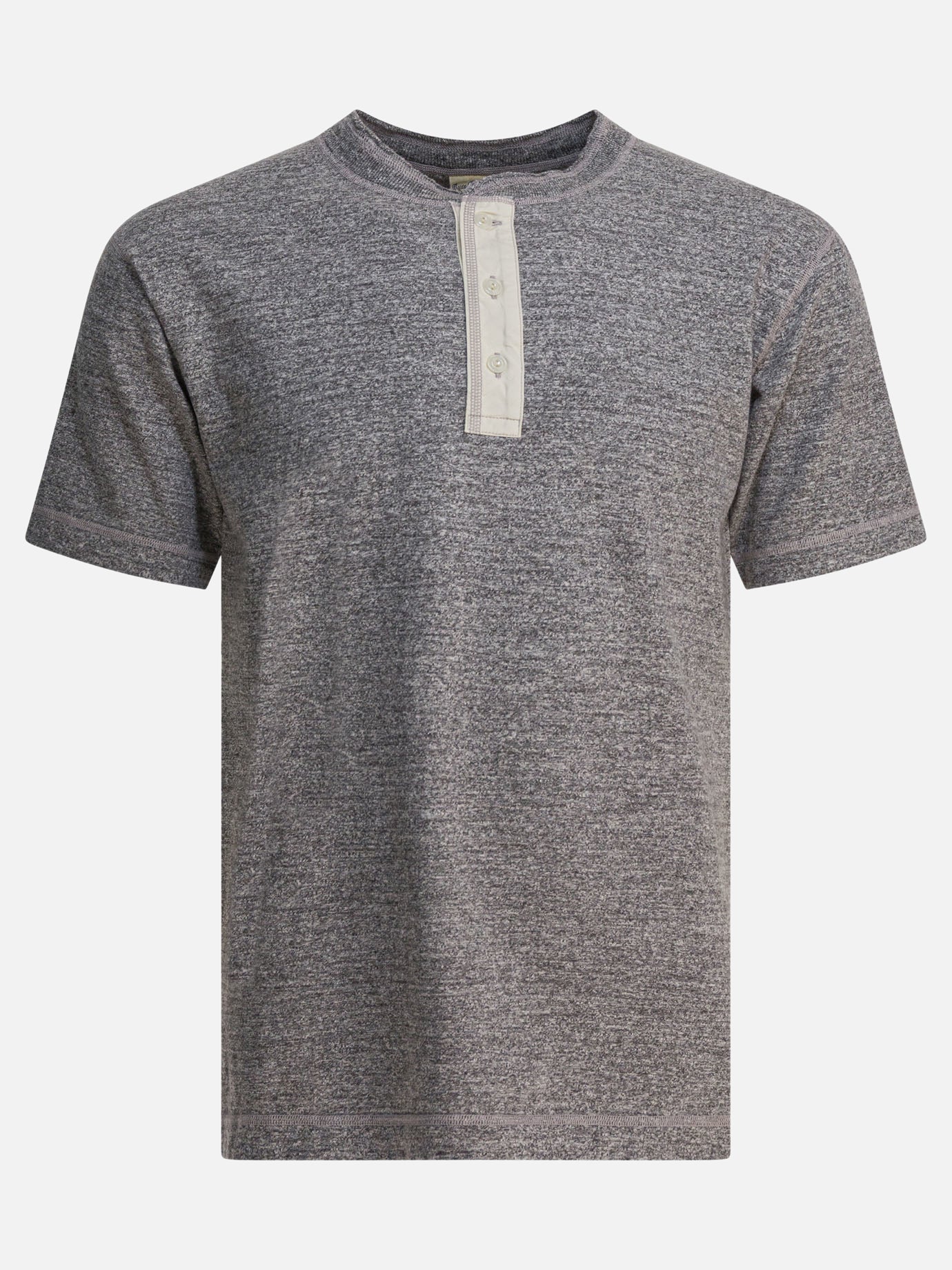 Crewneck t-shirts Solid colour  Grey - Buzz Rickson&#39;s Men | PDP | VIETTI Online Store | thumbnail