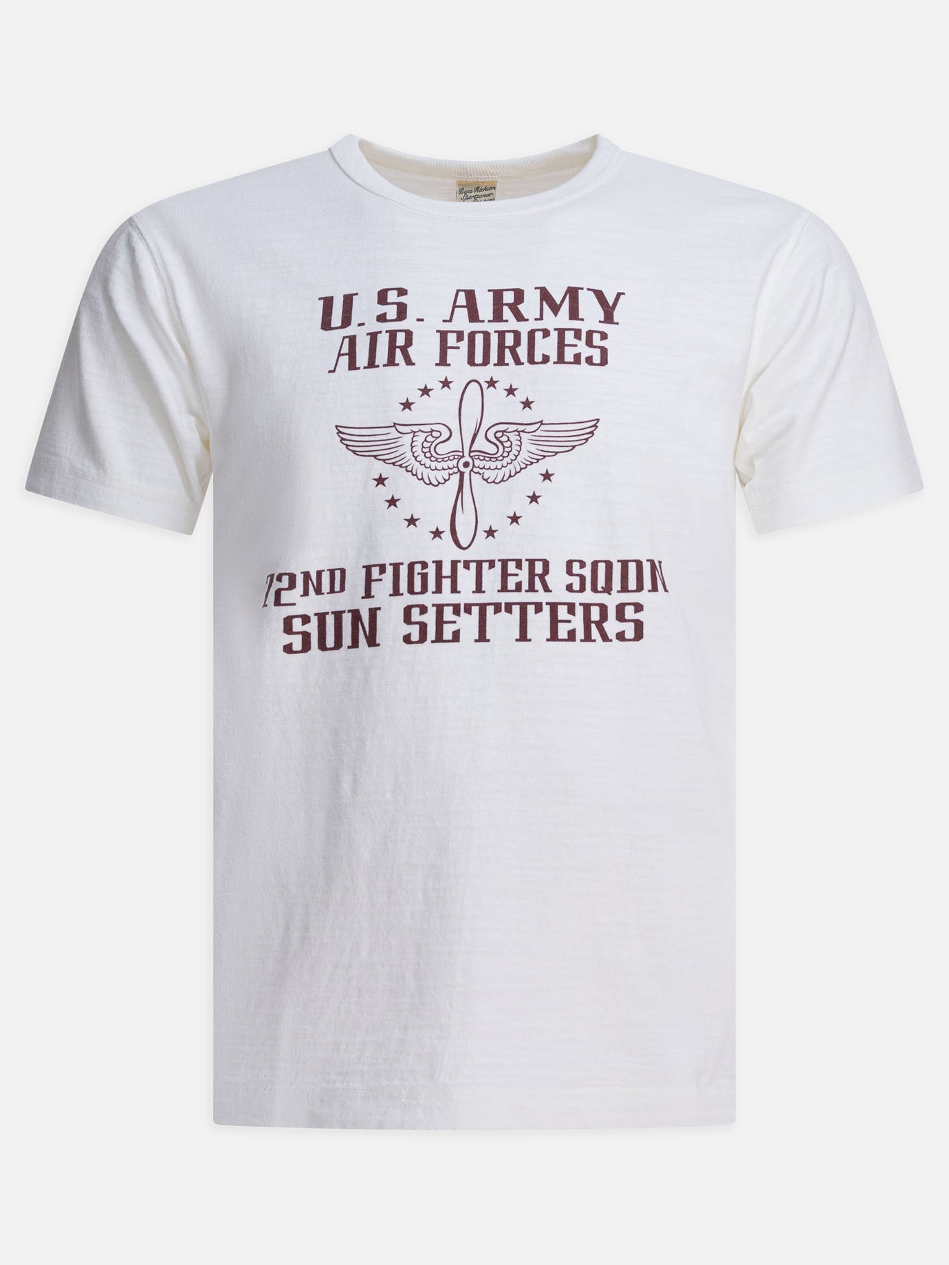 Crewneck t-shirts Print  White - Buzz Rickson&#39;s Men | PDP | VIETTI Online Store | thumbnail