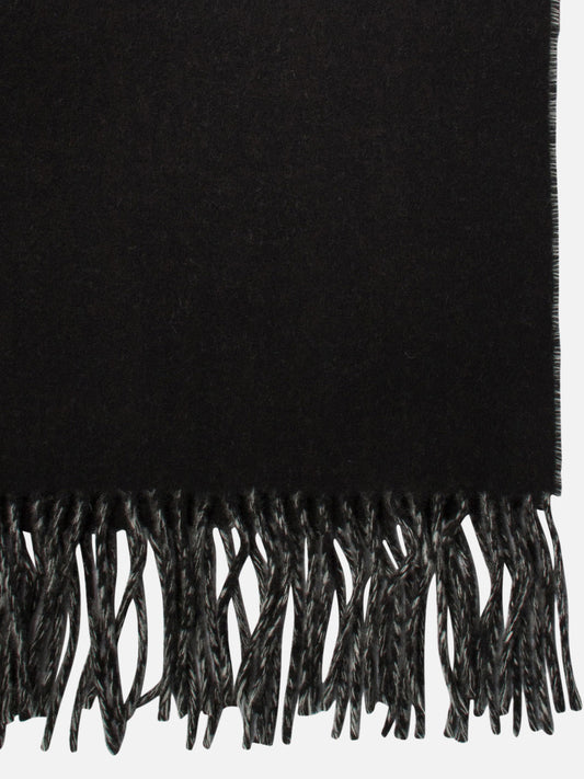 Fringed scarves 100% wool  Black - Jacquemus Men | PLP | VIETTI Online Store | 2
