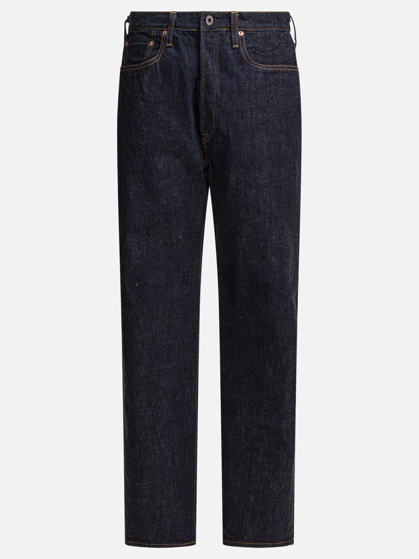 Straight-leg jeans Solid colour  Blue - KAPITAL Men | PDP | VIETTI Online Store | Zoom-Modal
