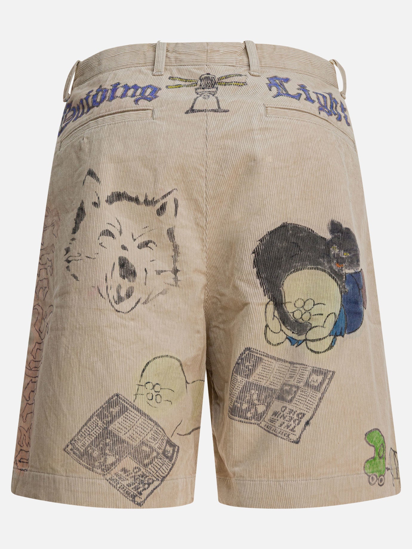 Five pockets shorts Print  Beige - KAPITAL Men | PDP | VIETTI Online Store | Zoom-Modal_2
