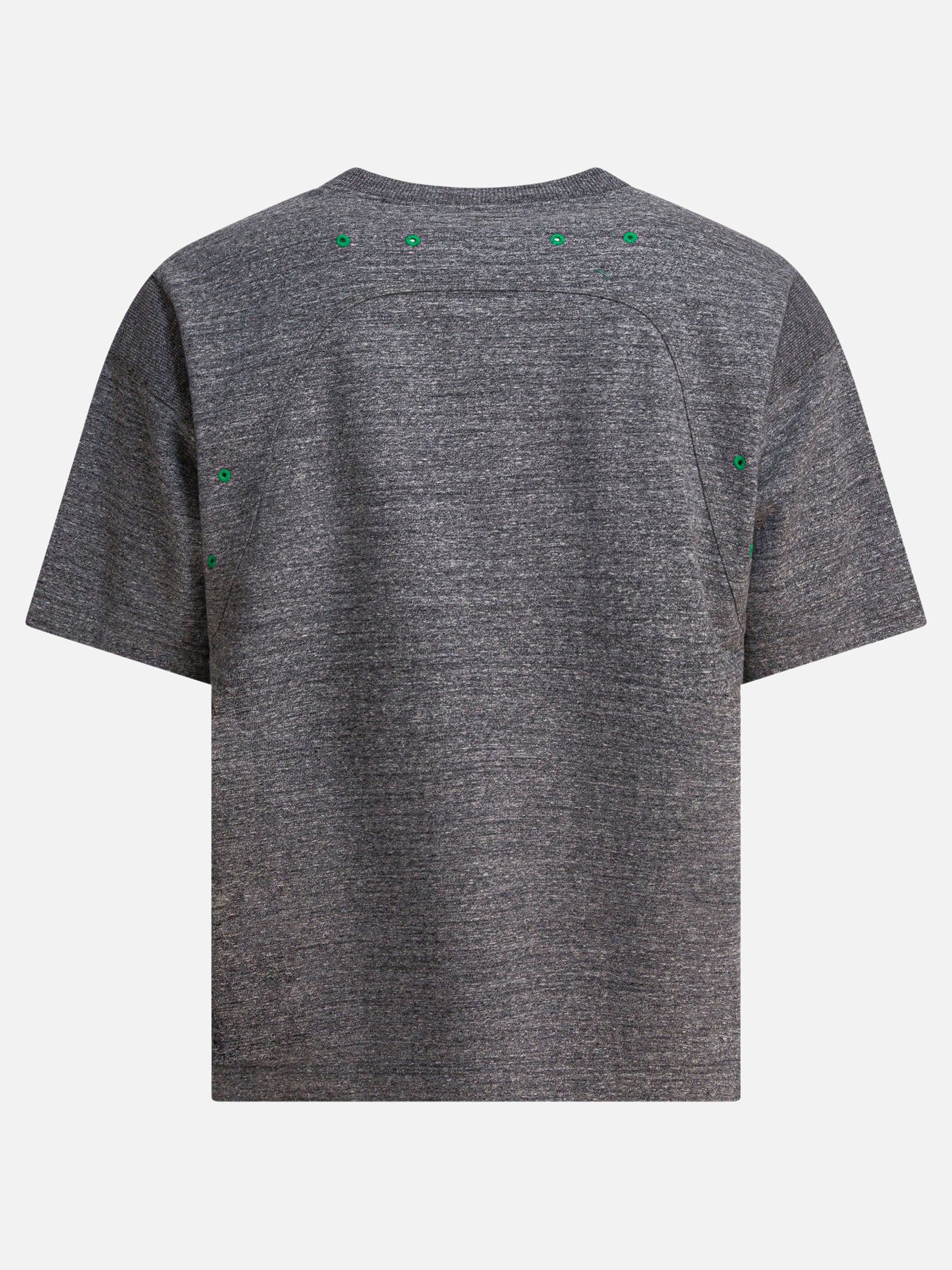 T-shirt girocollo Solid colour  Grigio - KAPITAL Uomo | PDP | VIETTI Online Store | Zoom-Modal_2
