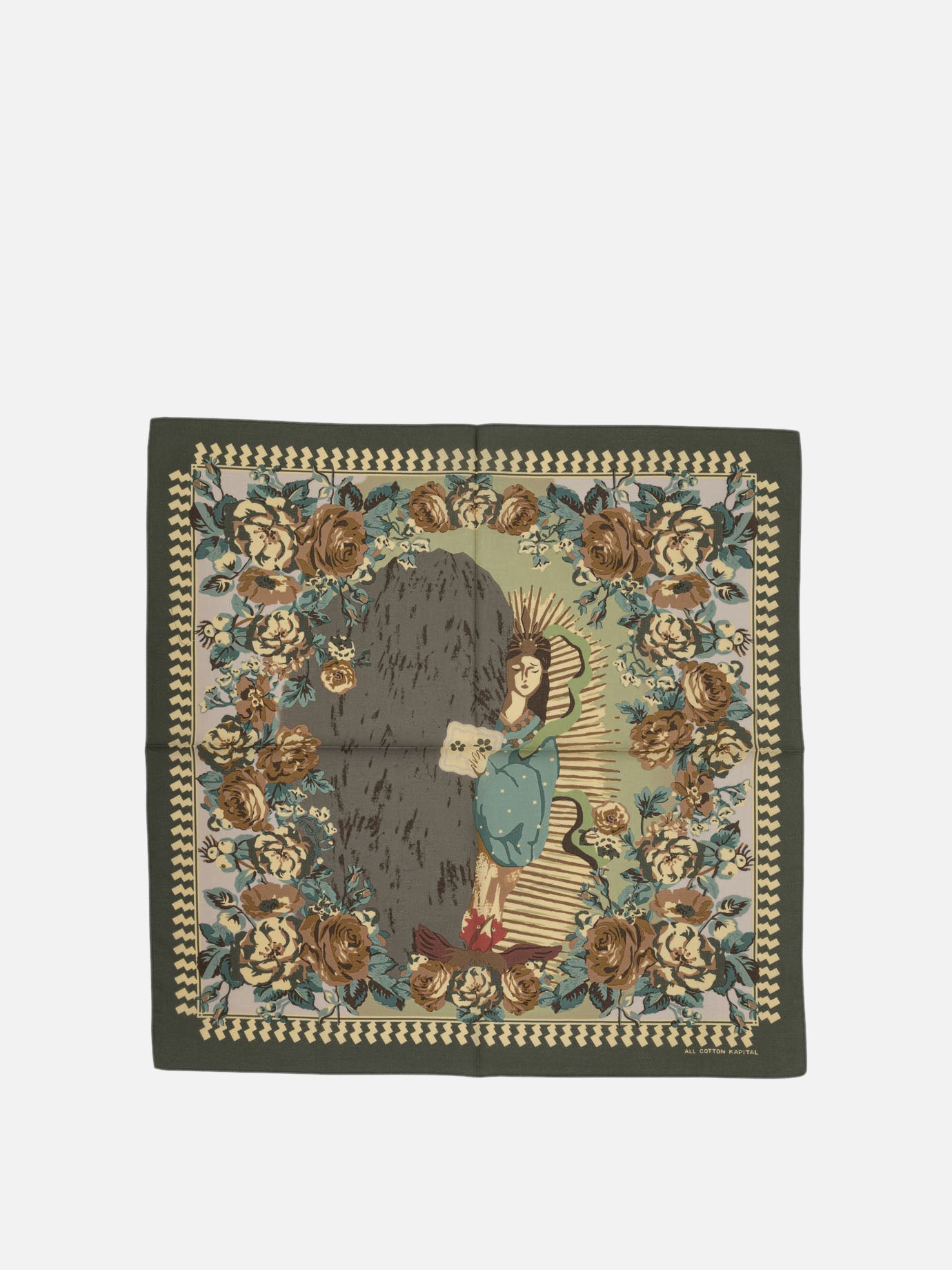 Foulard 100% cotton  Verde - KAPITAL Uomo | PDP | VIETTI Online Store | thumbnail