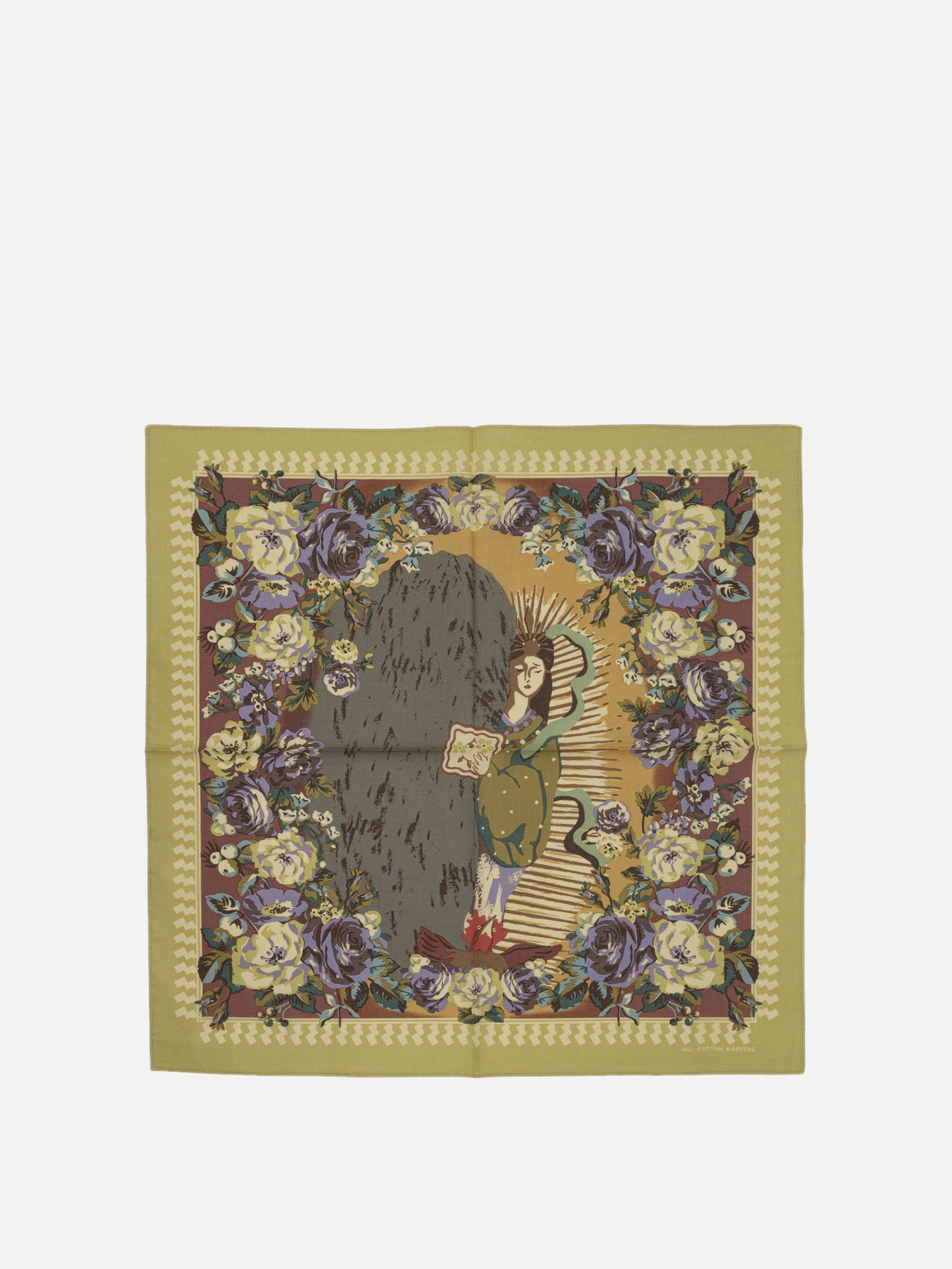 KAPITAL Foulard &quot;Amaterasu&quot; 20463272_UNI Yellow thumbnail_1