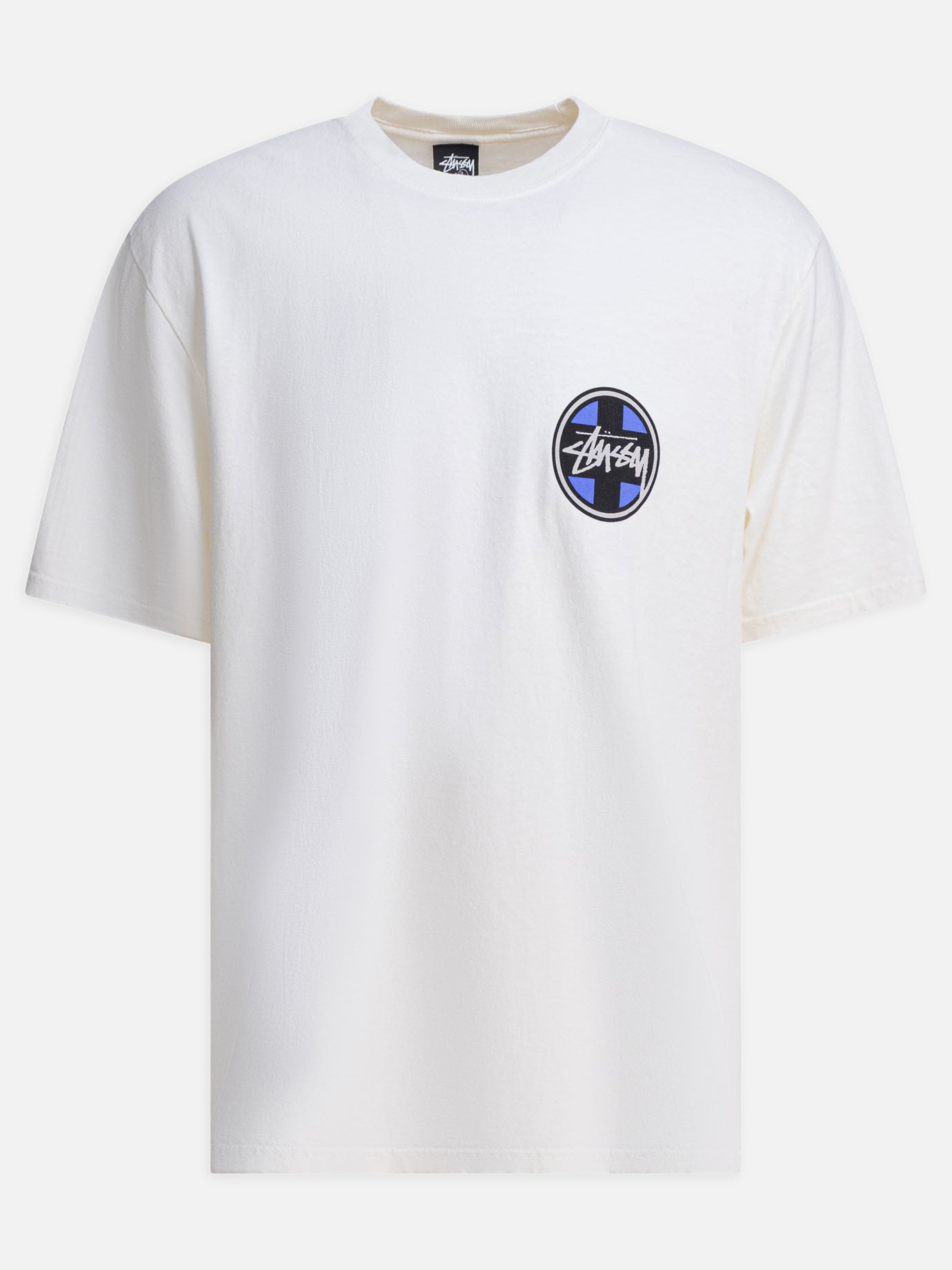 Crewneck t-shirts Logo  Beige - Stüssy Men | PDP | VIETTI Online Store | thumbnail