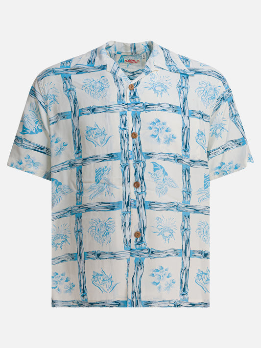 Sun Surf Camicia "Island Plants" 20506071_M Light blue 1