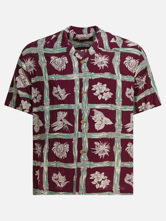 Sun Surf Camicia "Island Plants" 22131635_M Bordeaux 1