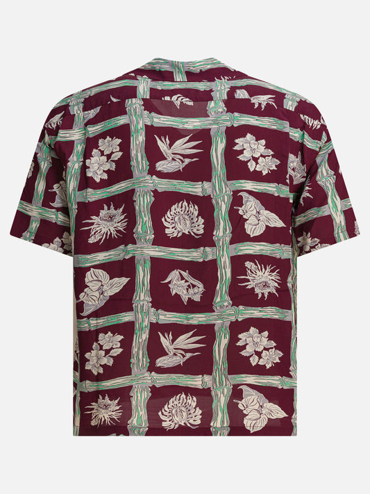 Sun Surf Camicia "Island Plants" 22131635_M Bordeaux 2