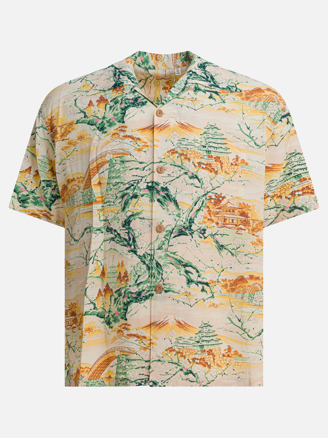 Sun Surf &quot;Scenery of Japan&quot; shirt 29979962_M Yellow thumbnail_1