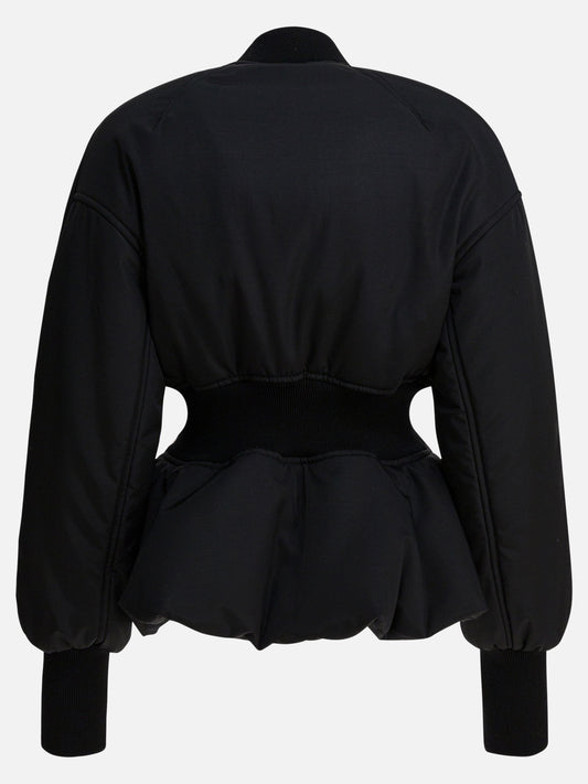 Bomber jackets Solid colour  Black - Alaïa Women | PDP | VIETTI Online Store | 2
