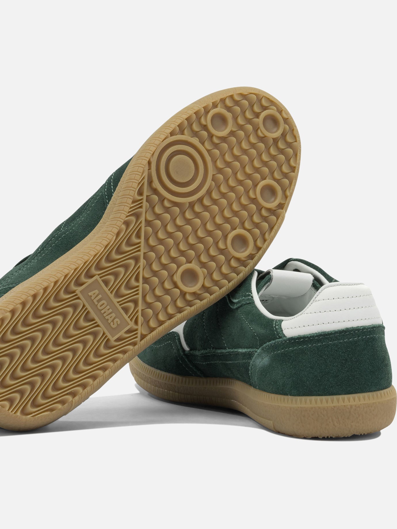 Low top sneakers 100% cow suede - 100% rubber  Green - Alohas Women | PDP | VIETTI Online Store | thumbnail_5