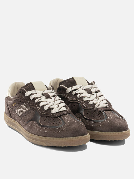 Low top sneakers 100% cow suede - 100% rubber  Brown - Alohas Women | PDP | VIETTI Online Store | 2
