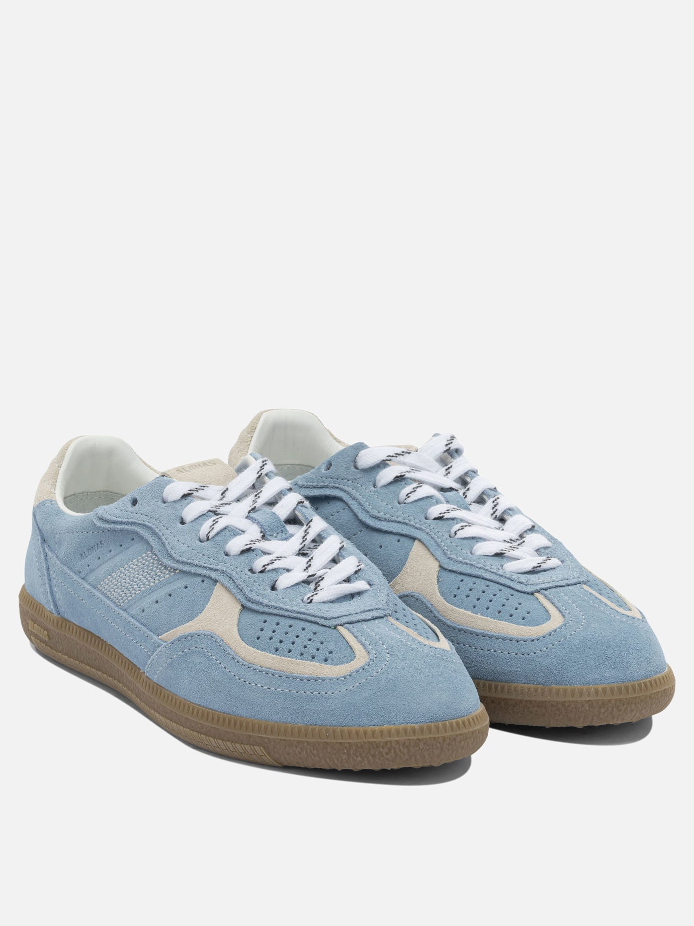 Low top sneakers 100% cow suede - 100% rubber  Light blue - Alohas Women | PDP | VIETTI Online Store | thumbnail_2