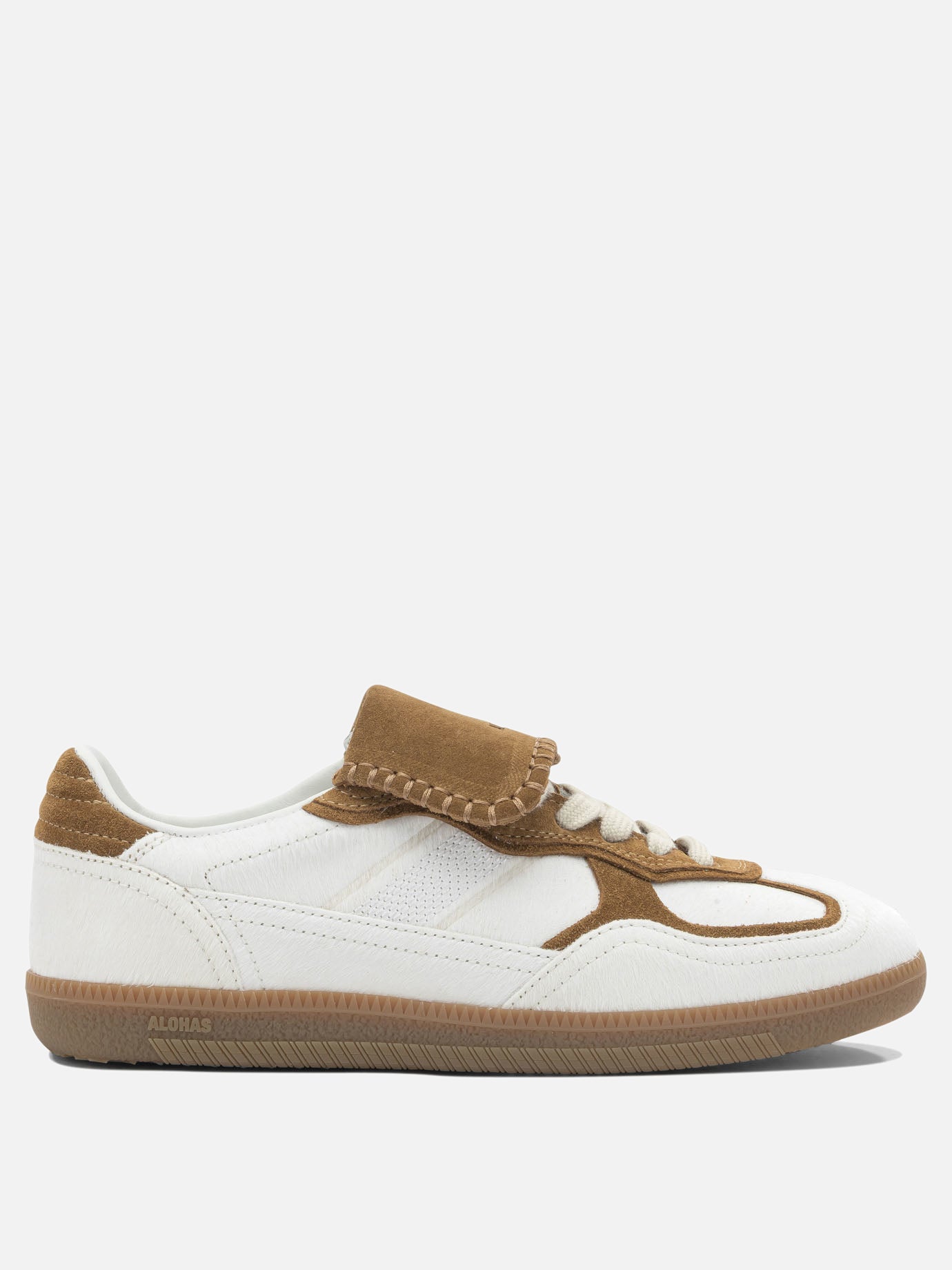 Low top sneakers 100% leather - 100% rubber  Beige - Alohas Women | PDP | VIETTI Online Store | thumbnail