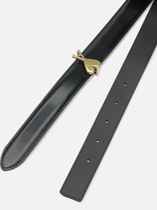 Leather belts 100% calf leather  Black - Ami Paris Women | PLP | VIETTI Online Store | 2
