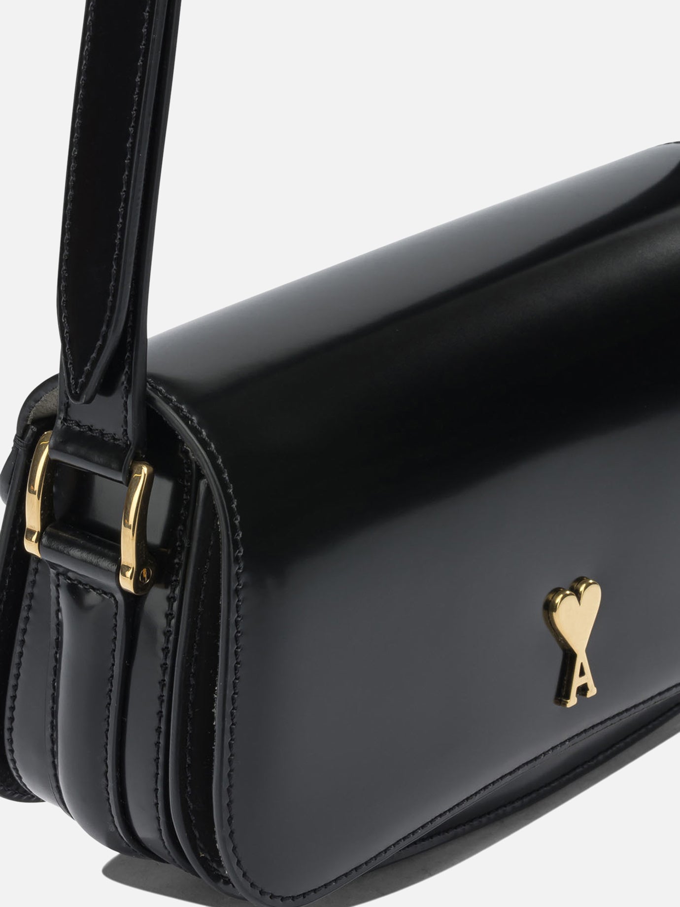 Small bags 100% calf leather - Lining: 100% lamb leather  Black - Ami Paris Women | PDP | VIETTI Online Store | thumbnail_4