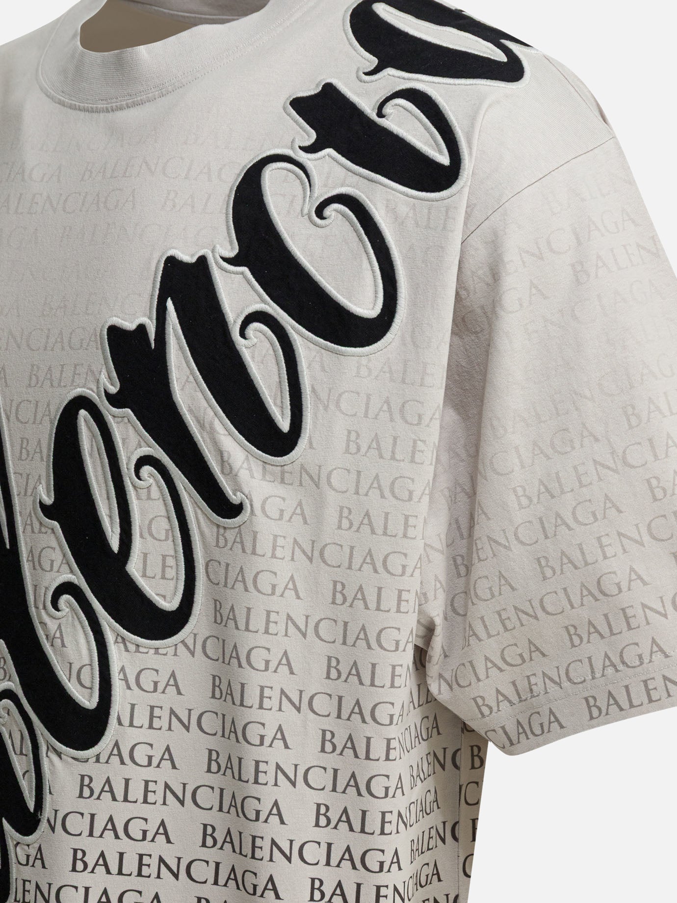 Crewneck t-shirts Graphics  White - Balenciaga Men | PDP | VIETTI Online Store | Zoom-Modal_4
