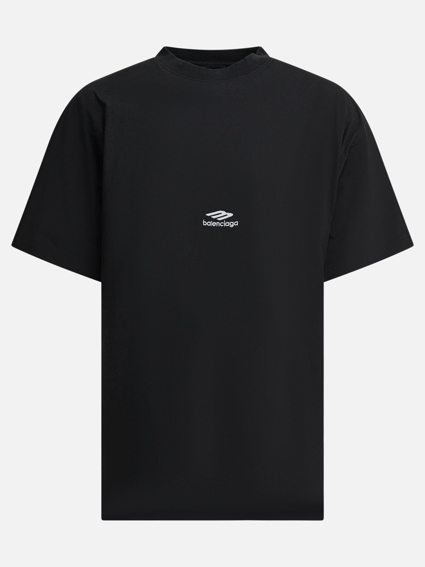 Crewneck t-shirts Logo  Black - Balenciaga Men | PDP | VIETTI Online Store | Zoom-Modal
