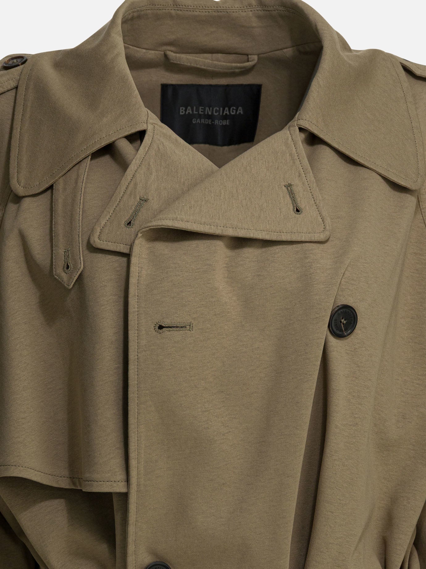 Raincoats & Trench coats Solid colour  Beige - Balenciaga Women | PDP | VIETTI Online Store | Zoom-Modal_3
