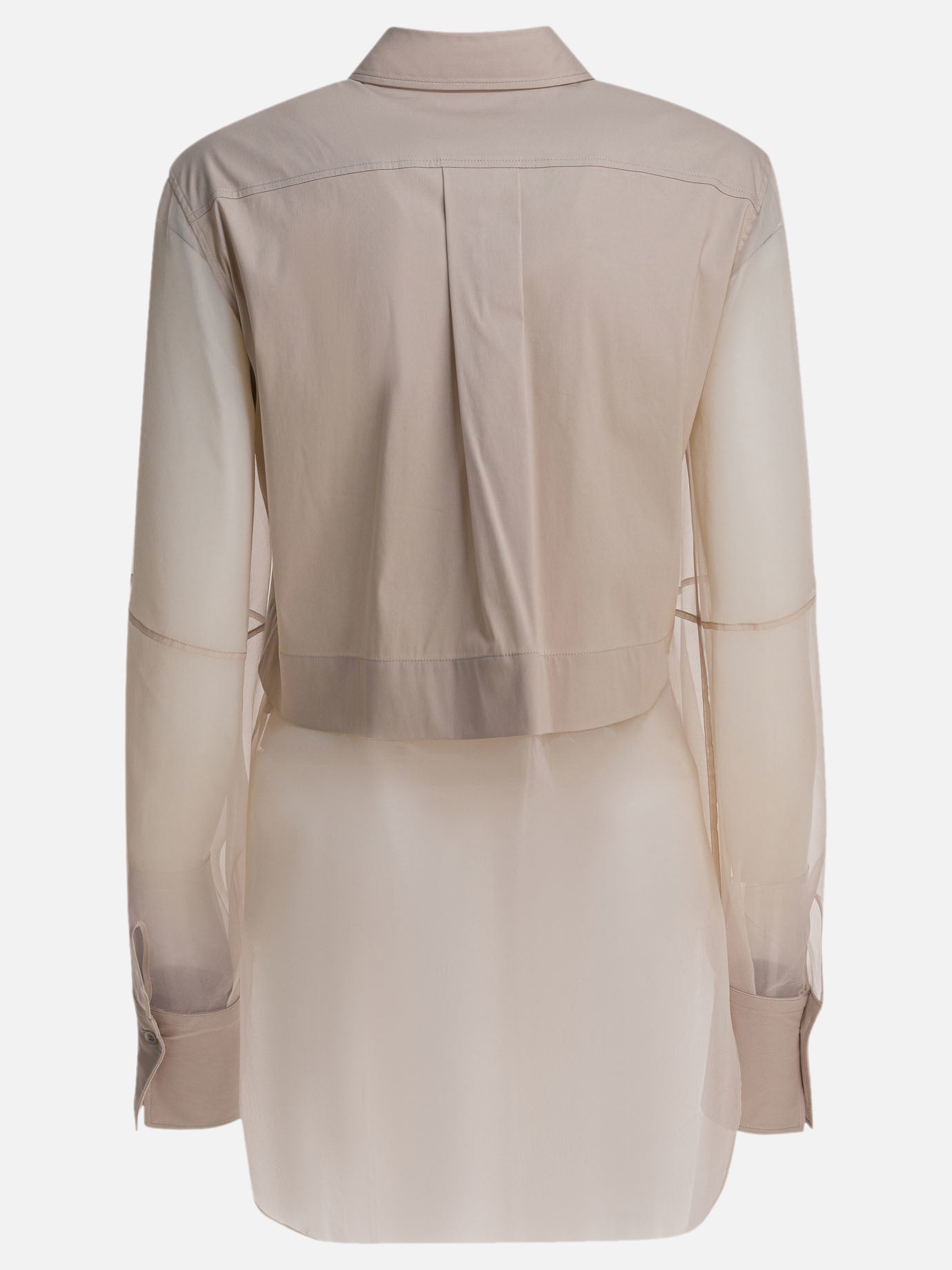 Casual shirts Solid colour  Grey - Brunello Cucinelli Women | PDP | VIETTI Online Store | thumbnail_2