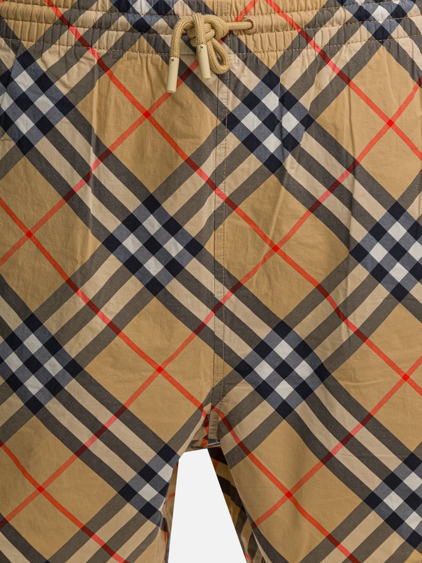 Swim shorts Check  Beige - Burberry Men | PDP | VIETTI Online Store | thumbnail_3