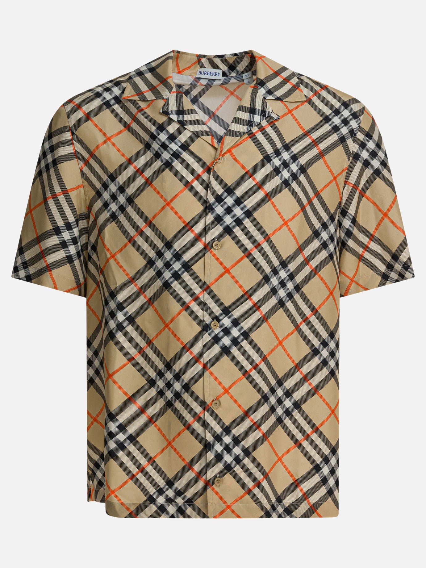 Casual shirts Check  Beige - Burberry Men | PDP | VIETTI Online Store | Zoom-Modal
