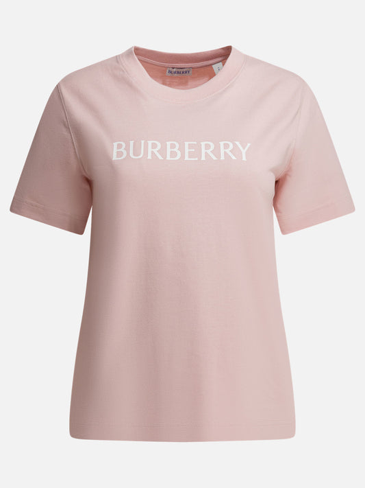 Crewneck t-shirts Logo  Pink - Burberry Women | PDP | VIETTI Online Store 
