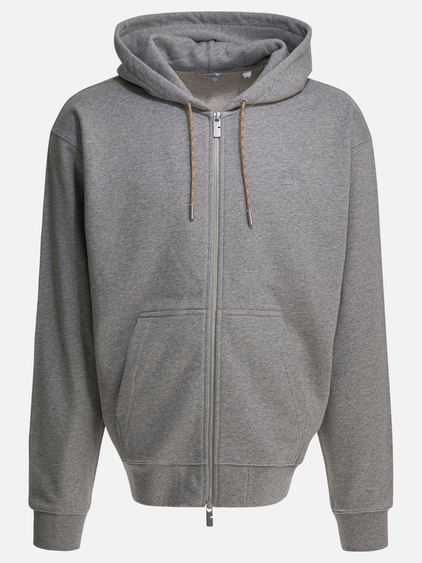 Full zip sweatshirts Solid colour  Grey - Burberry Men | PDP | VIETTI Online Store | thumbnail