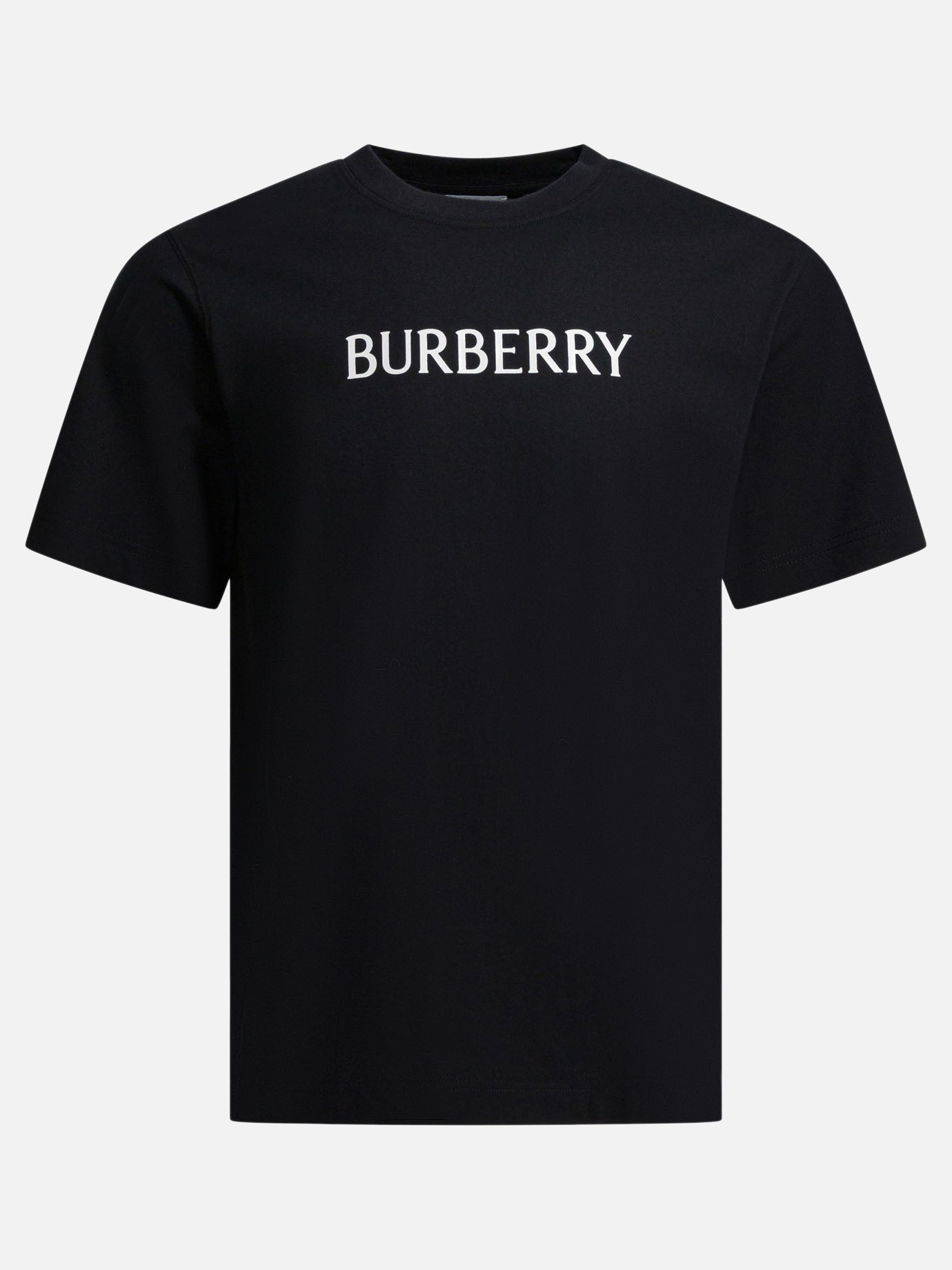 Crewneck t-shirts Logo  Black - Burberry Men | PDP | VIETTI Online Store | thumbnail