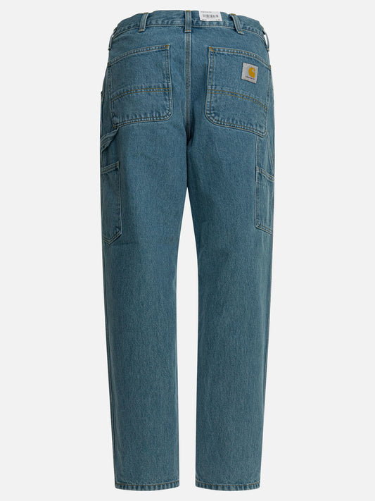 Wide-leg jeans 100% cotton  Blue - Carhartt WIP Men | PLP | VIETTI Online Store | 2
