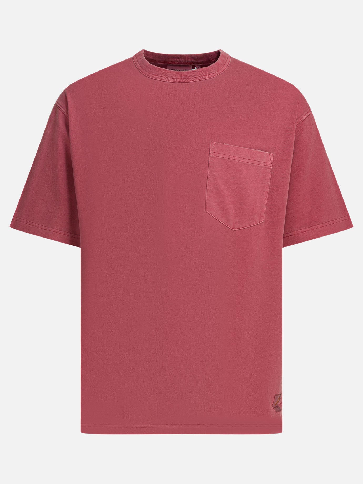 Crewneck t-shirts Logo  Pink - Carhartt WIP Men | PDP | VIETTI Online Store | thumbnail