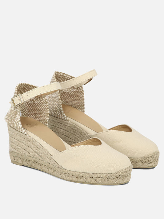 Heeled espadrilles 100% organic cotton - 100% rubber  Beige - Castañer Women | PLP | VIETTI Online Store | 2
