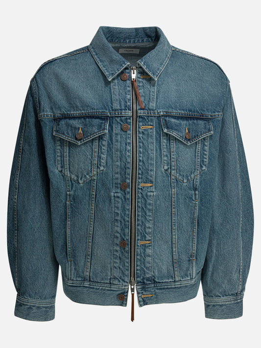 Denim jackets 100% cotton  Light blue - Celine Men | PDP | VIETTI Online Store 
