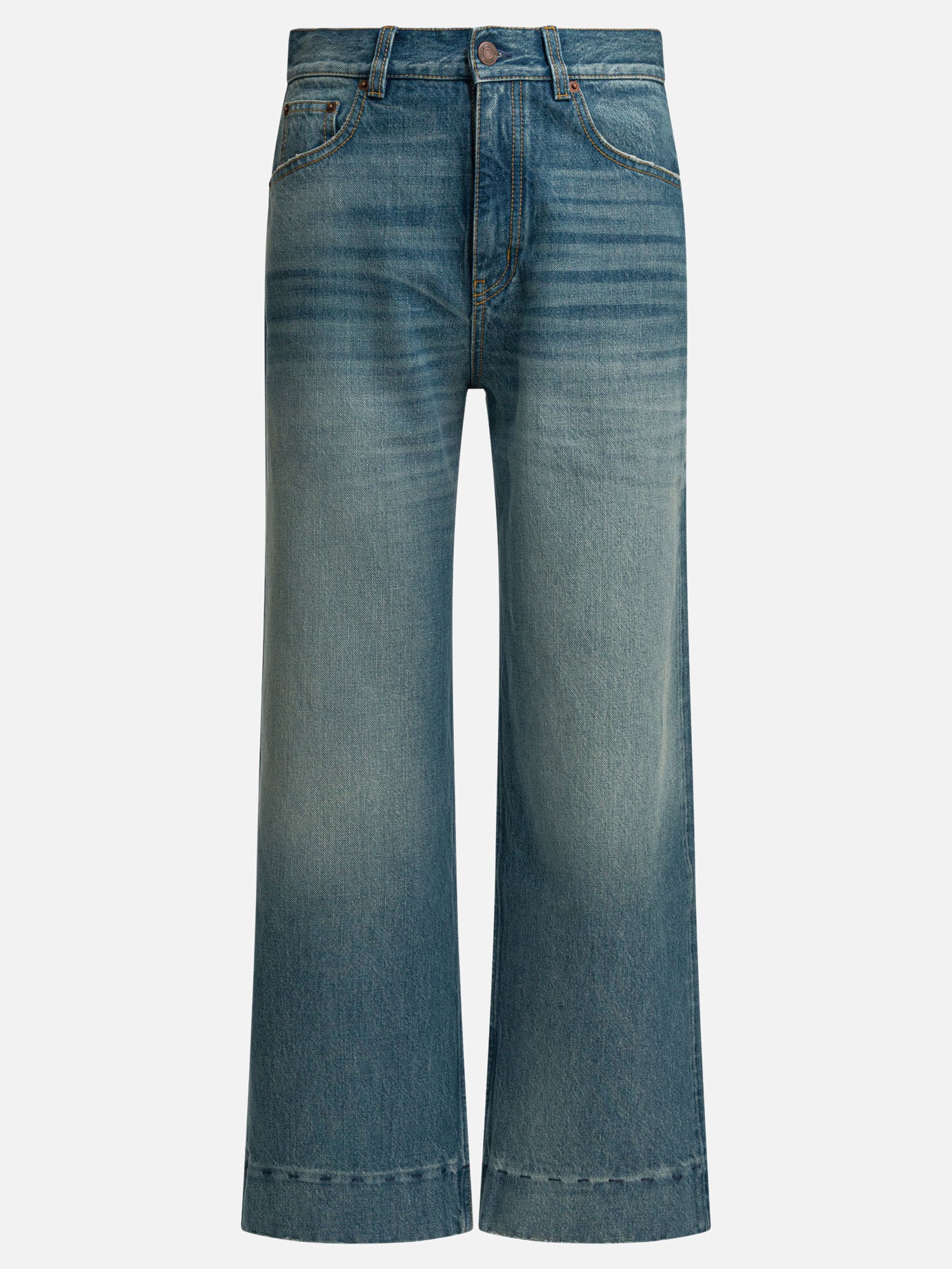 Wide-leg jeans Solid colour  Blue - Chloé Women | PDP | VIETTI Online Store | Zoom-Modal
