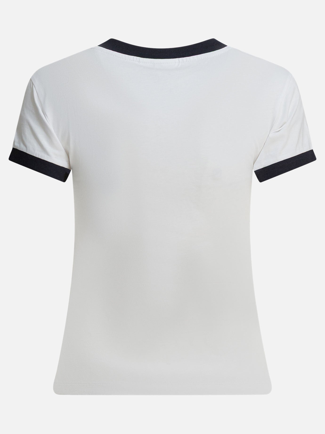 T-shirt girocollo Logo  Bianco - Ganni Donna | PDP | VIETTI Online Store | thumbnail_2