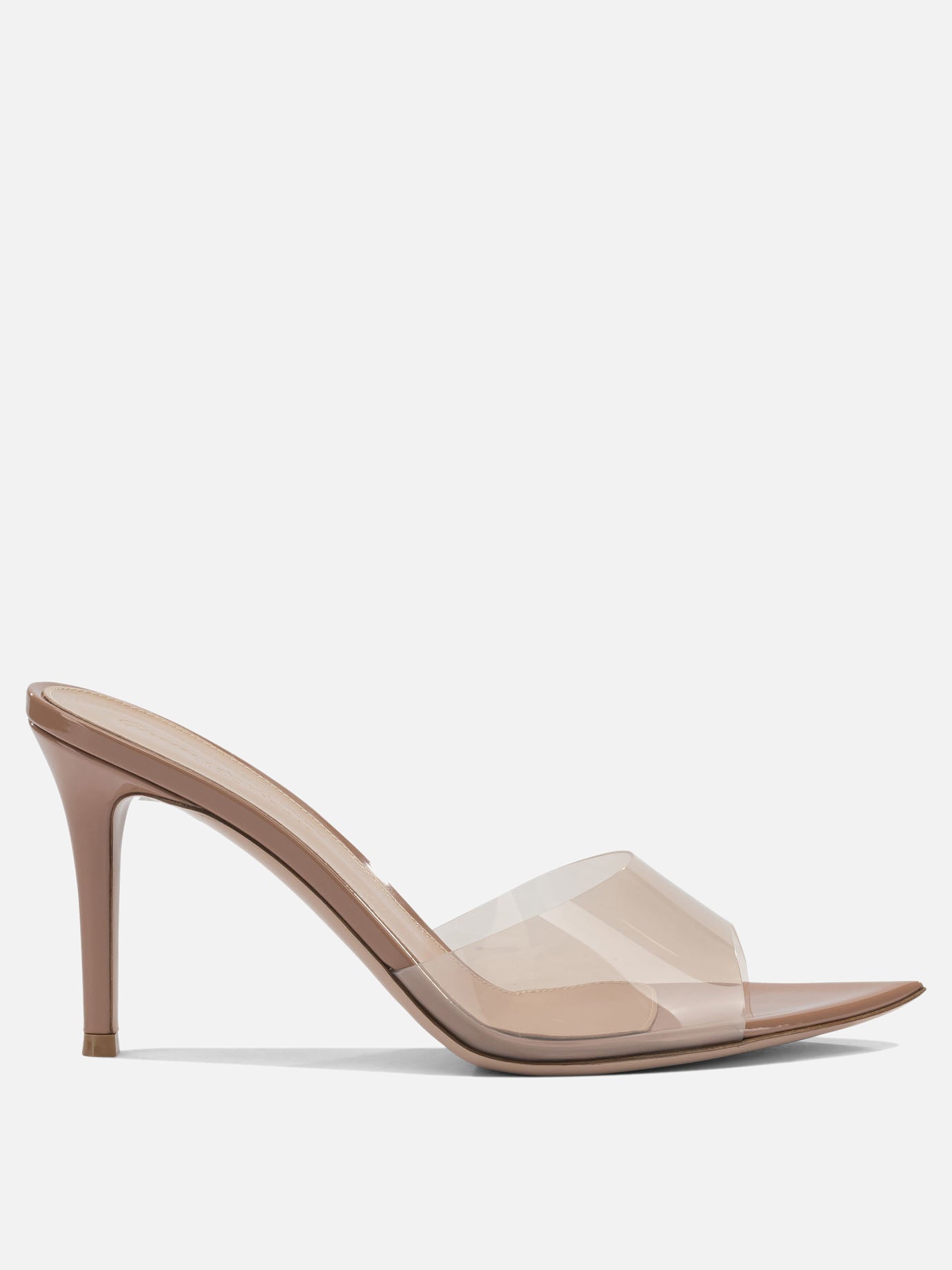 Heeled sandals 100% thermoplastic polyurethane - 100% leather  Beige - Gianvito Rossi Women | PDP | VIETTI Online Store | thumbnail