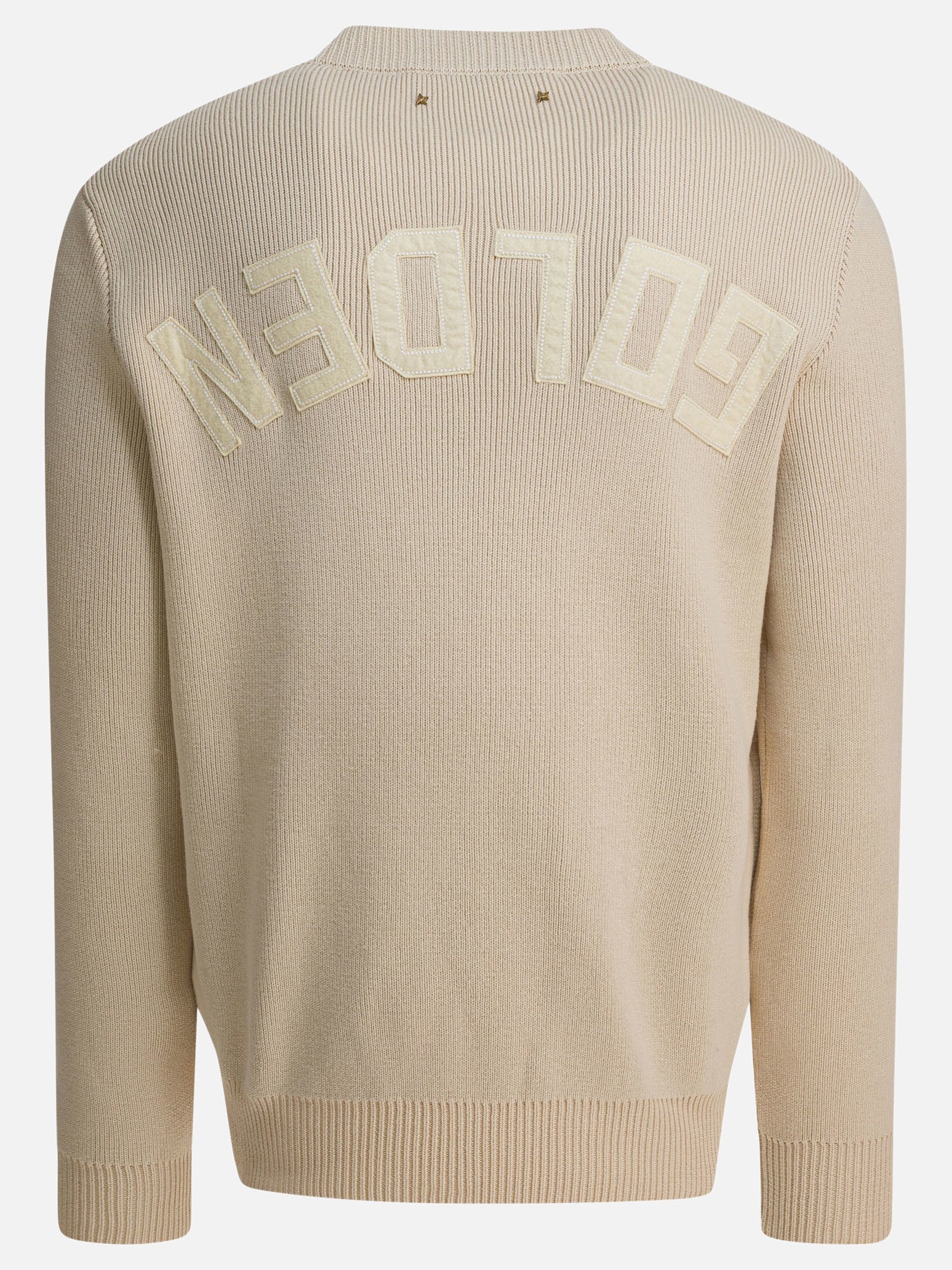 Crewneck sweaters Solid colour  Beige - Golden Goose Men | PDP | VIETTI Online Store | Zoom-Modal_2
