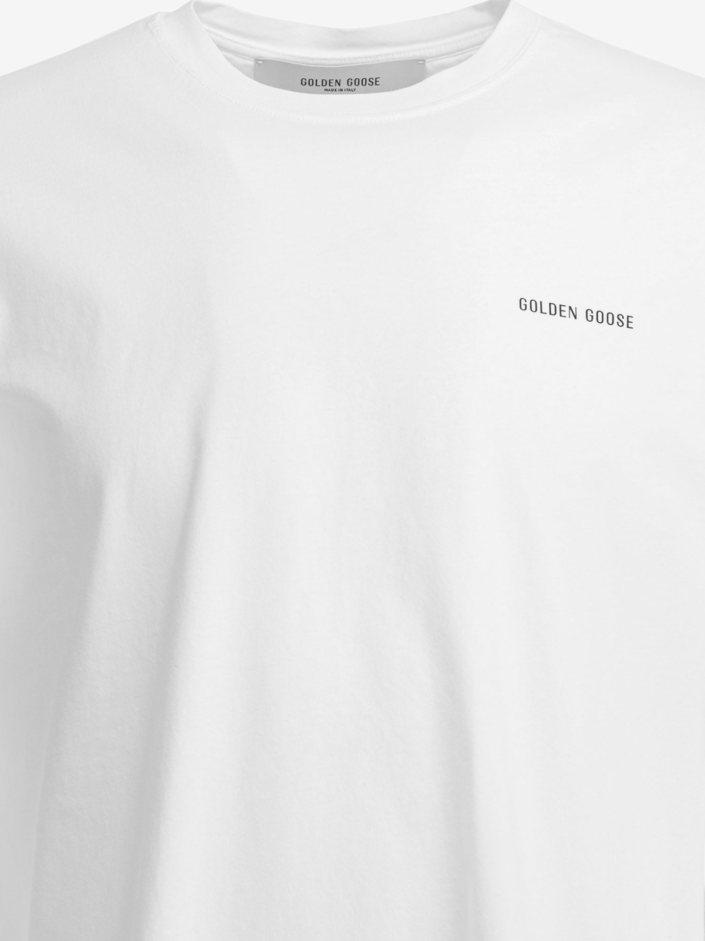 T-shirt girocollo Logo  Bianco - Golden Goose Uomo | PDP | VIETTI Online Store | Zoom-Modal_3
