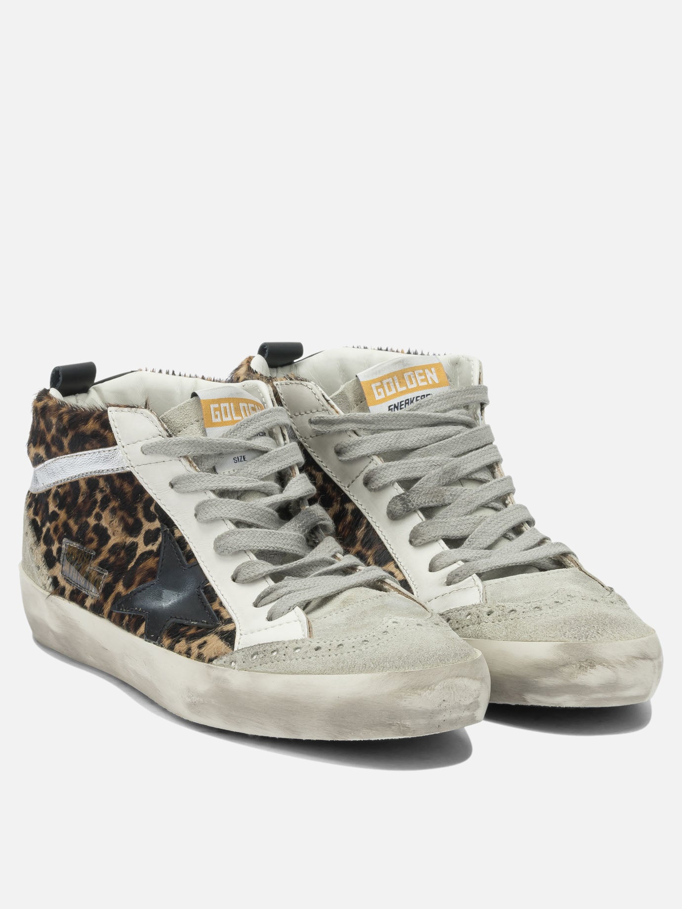High top sneakers 94% cow leather 6% goat leather - 100% rubber  Beige - Golden Goose Women | PDP | VIETTI Online Store | thumbnail_2