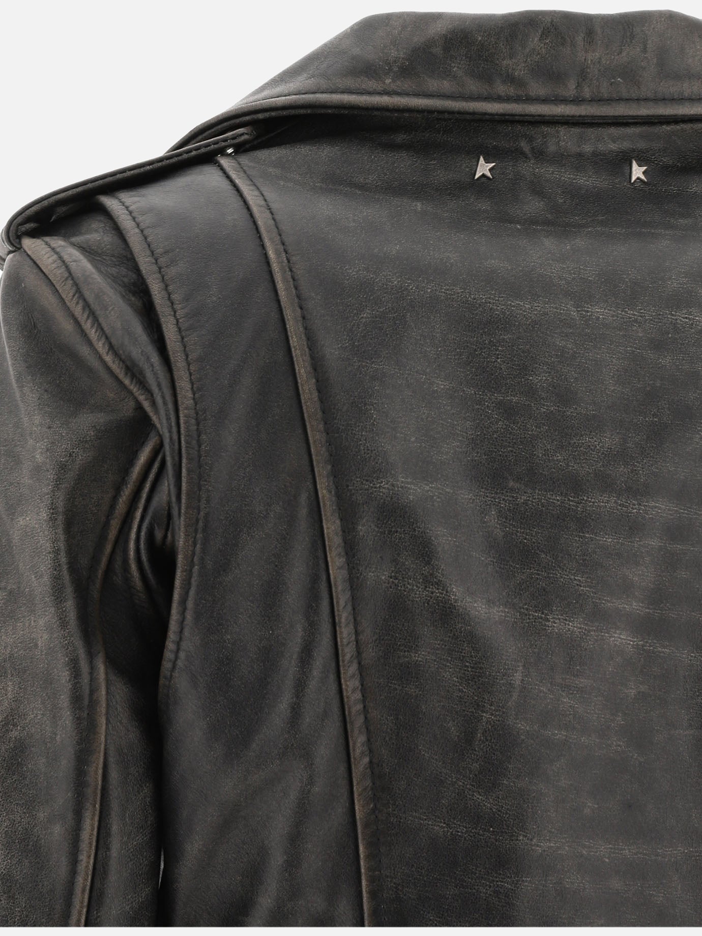 Leather jackets Solid colour  Black - Golden Goose Women | PDP | VIETTI Online Store | Zoom-Modal_4

