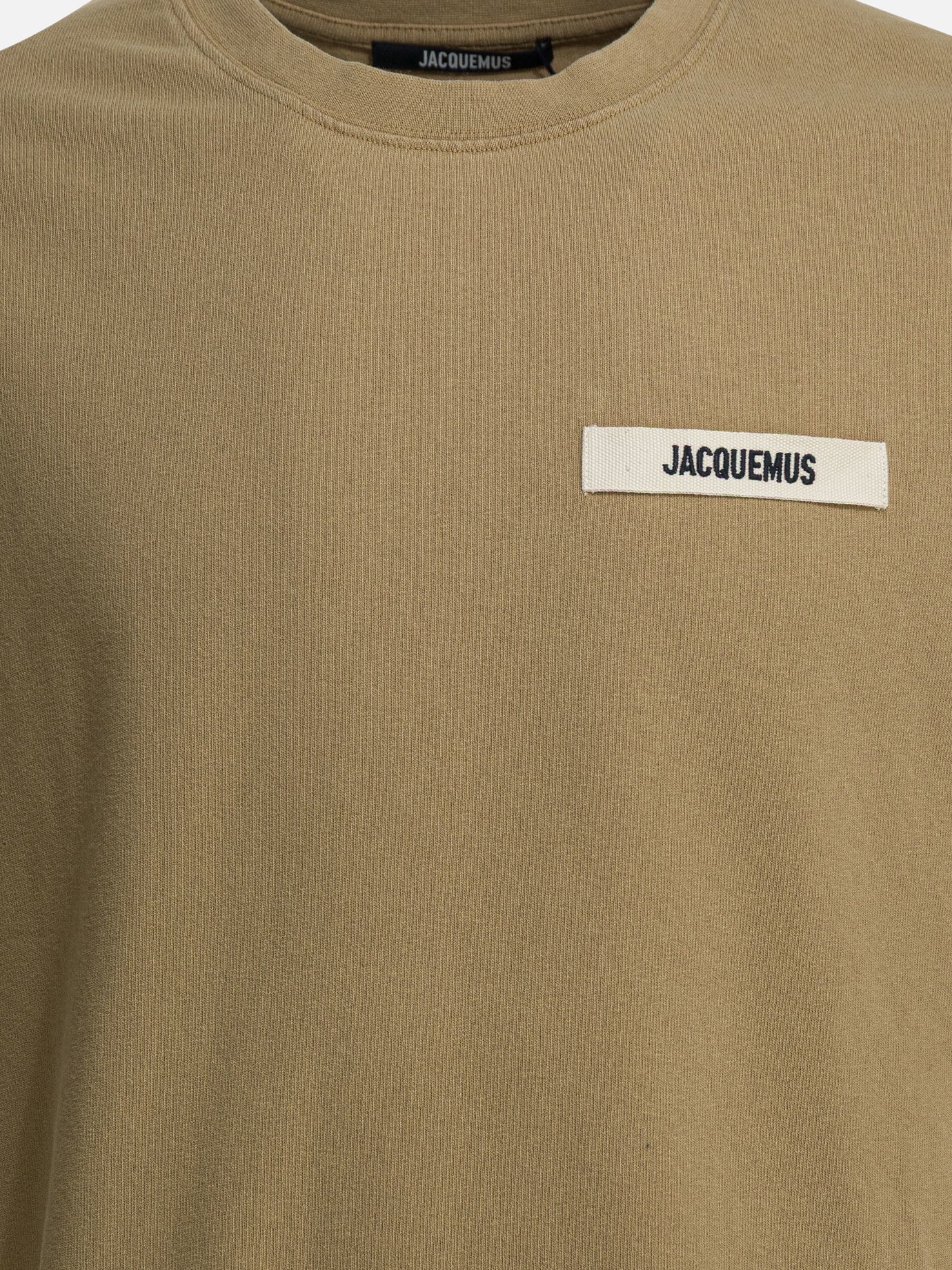 Crewneck t-shirts Logo  Beige - Jacquemus Men | PDP | VIETTI Online Store | thumbnail_3